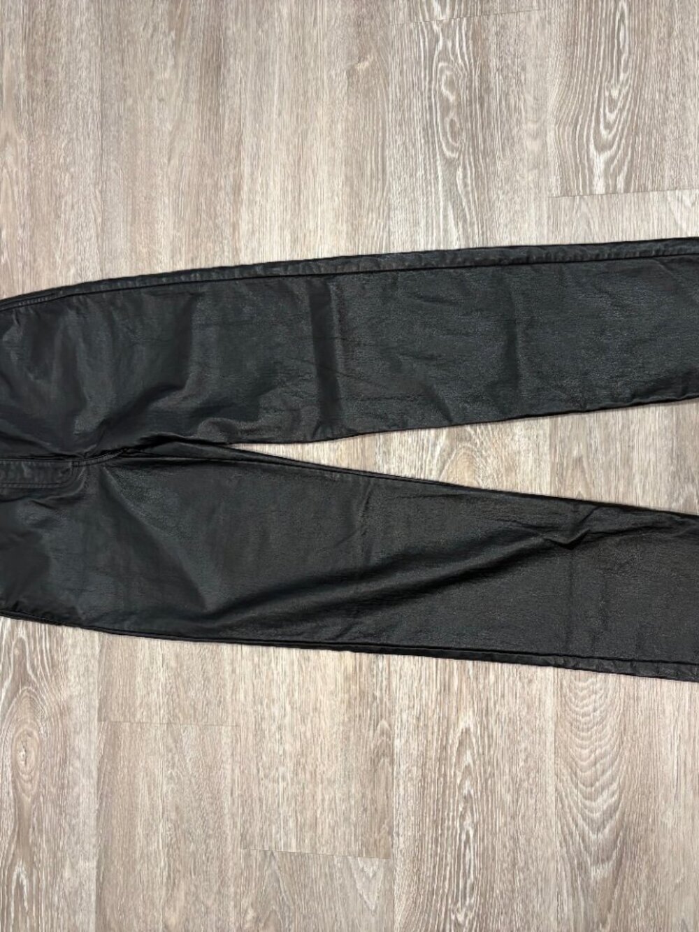 Wilfred Aritzia Women's Melina Faux Vegan Soft Leather Pants Black sz 4 - Picture 13 of 13